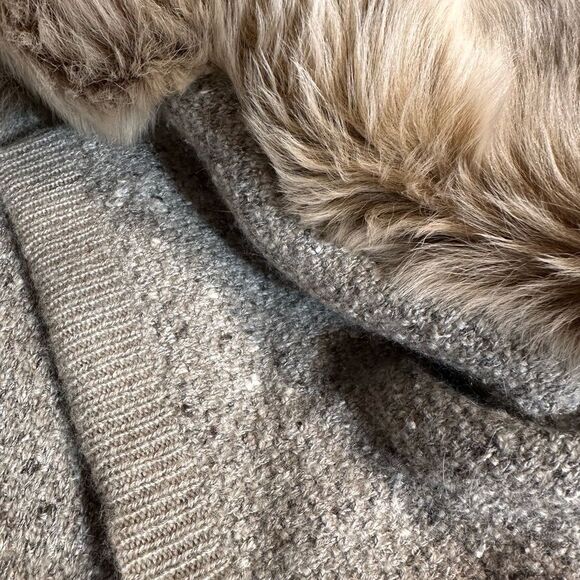 Ralph Lauren Collection Pre-Fall 2014 Lamb Shearling Fur Collar Cardigan - Picture 7 of 16